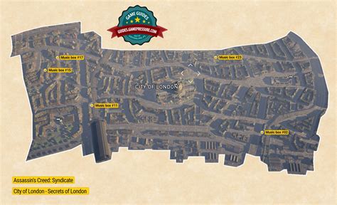 assassin's creed syndicate london secrets map.